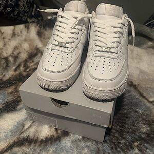 • mystery box + pair of slightly used air forces in very good condition